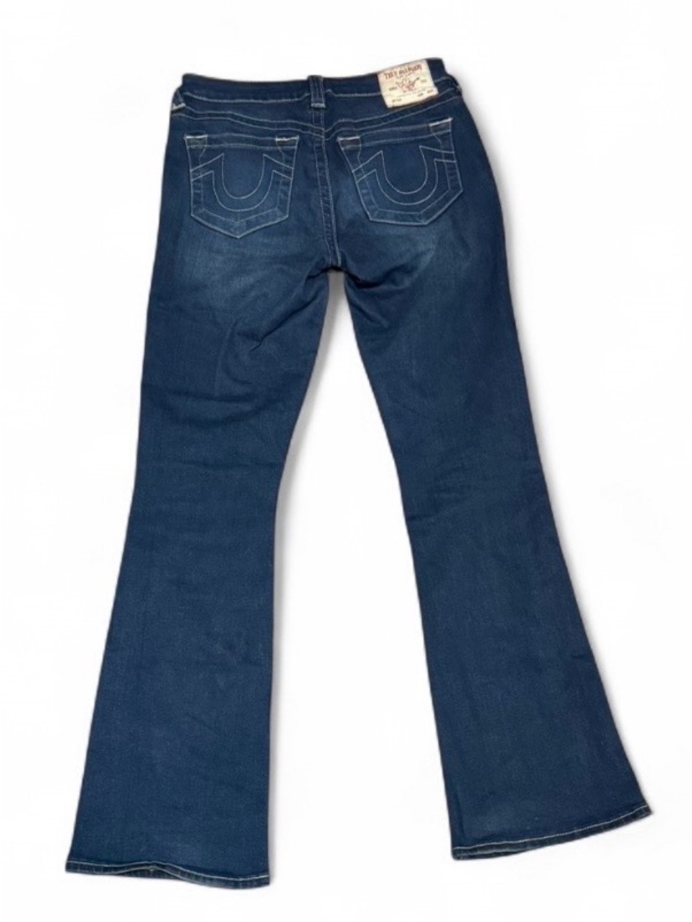 True Religion Becca Mid Rise Darkwash Bootcut Jeans